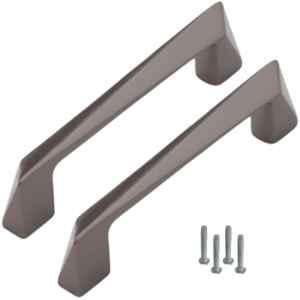 Atom 218 8 inch Black Matt Finish Zinc Cabinet Pull Handle (Pack of 2)