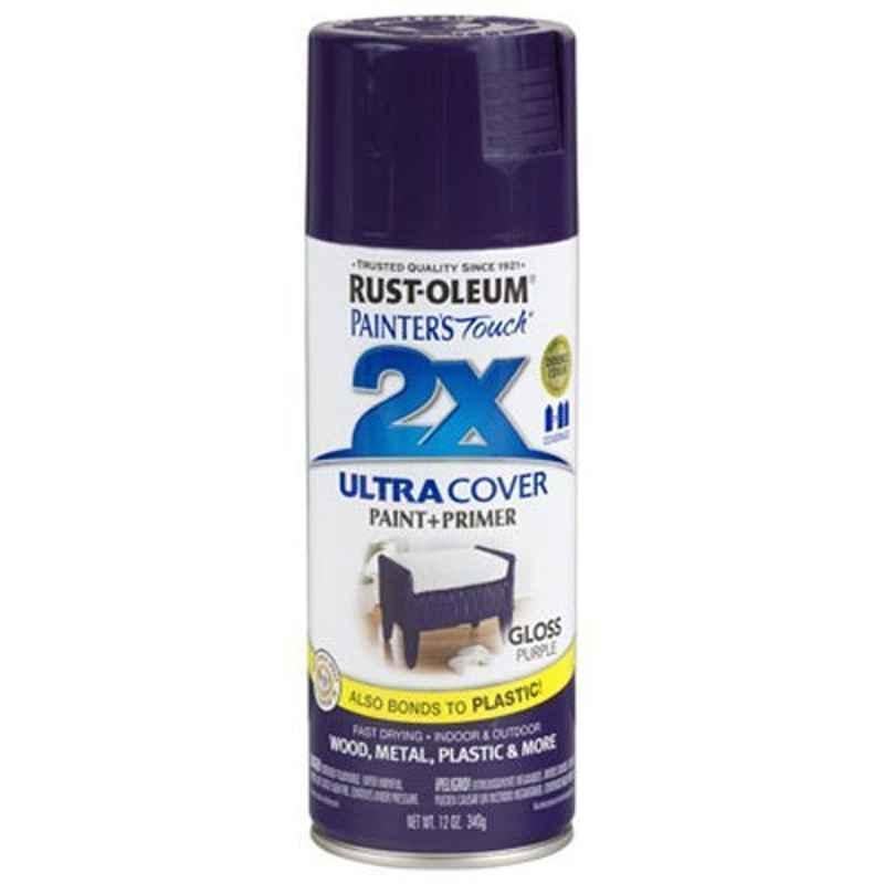 Rust-Oleum Painters Touch 12oz Purple 249097 2X Ultra Cover Glossy Spray Paint