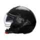 Studds Downtown Matte Black Open Face Helmet, Size: L