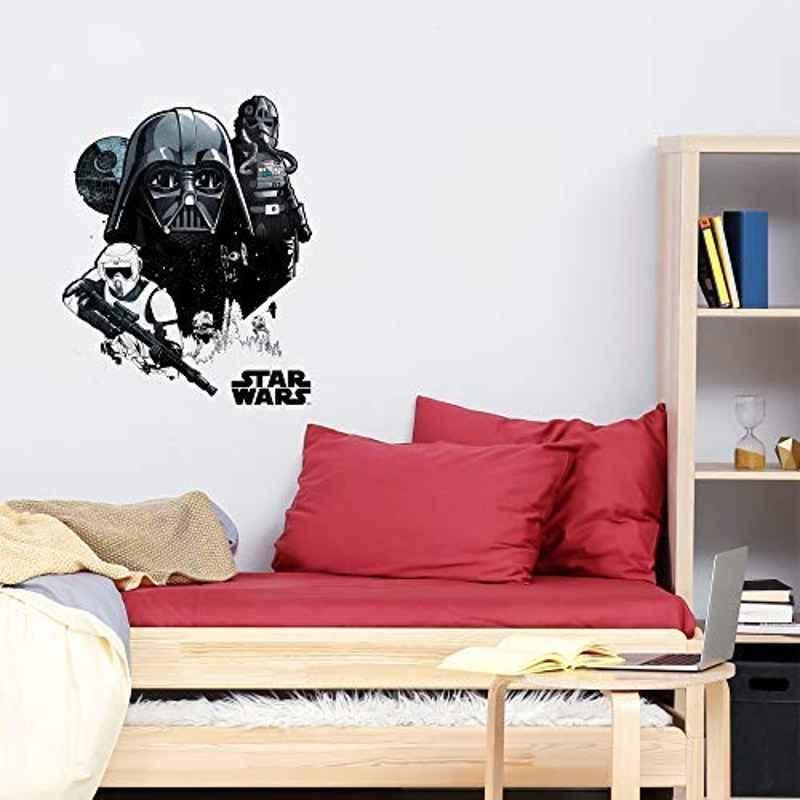 Asian Paints W1072W05L45 Wall Ons 0.7x0.45ft Vinyl Star Wars Darth Vader Grand Army UV Printed Self Adhesive Wall Sticker, HPCA21414