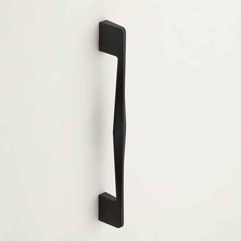 Plantex 288mm Zinc Black Powder Coated Finish Pull Cabinet Handle for Home & Office, APS-PH-104-BLCK-288MM-PK3 (Pack of 3)