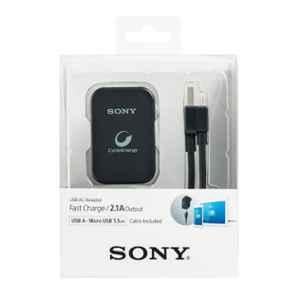 Sony CP-AD2A 2.1A Black Mobile Charger with 1.5m USB Cable