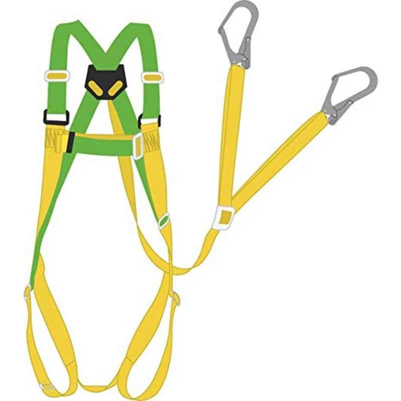 Tuf-Fix Safety Harness With Shock Absorber & Brass Carabiner