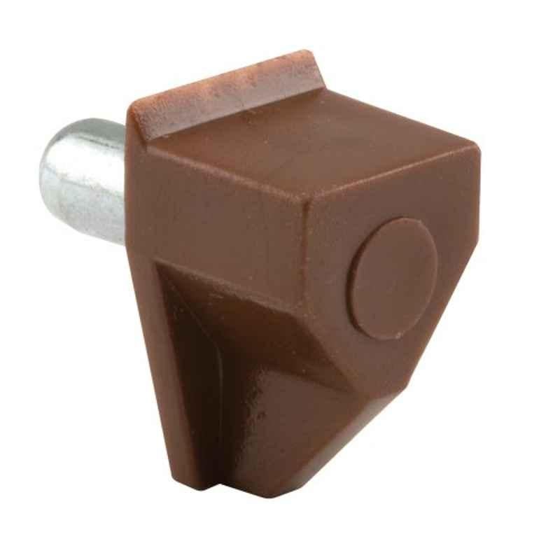 Slide-Co 243373 Metal/Plastic Shelf Support Peg, 5mm, Brown,(Pack Of 8)