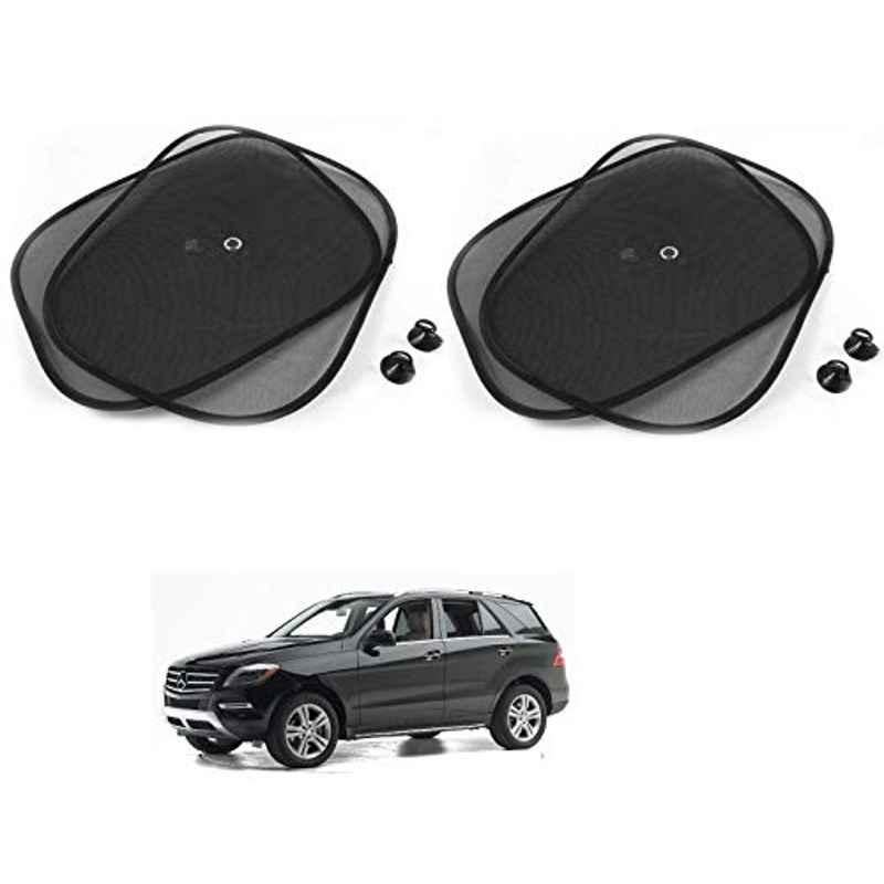 Kozdiko 4 Pcs Black Chipokoo Car Window Sunshade Curtain Set for Mercedes Benz M-Class, koz_78883