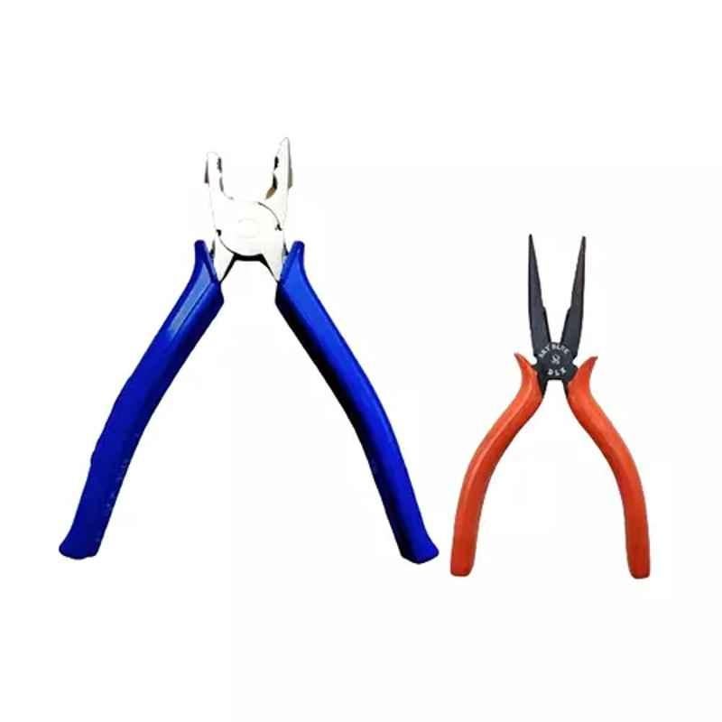 Sky Blue 2 Pcs 7.8 inch Lineman Plier Combo, SBE_PLIER_COMBOS_COMBO_121