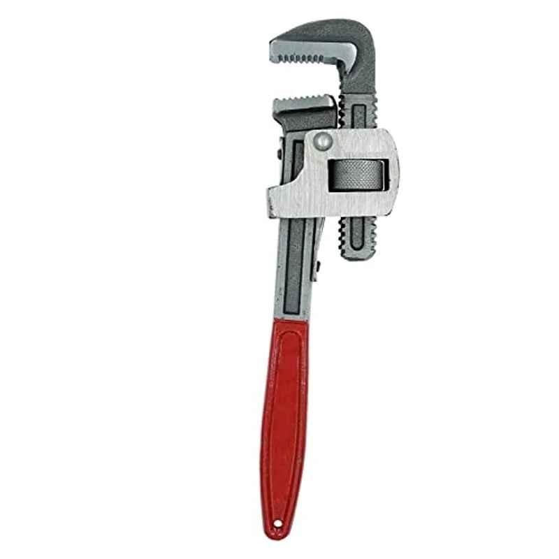 Forgesy 10 inch Cast Iron Chrome & Multicolour Pipe Wrench