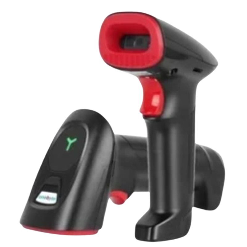 Onebyte 640×480p Black & Red 1D & 2D Barcode Scanner with 1.5m Cable, USB & RS232 Connectivity, BS-I200