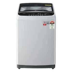 LG 8kg Steel Silver 5 Star Inverter Top Load Fully Automatic Washing Machine, T80SNSF1Z.ASFQEIL