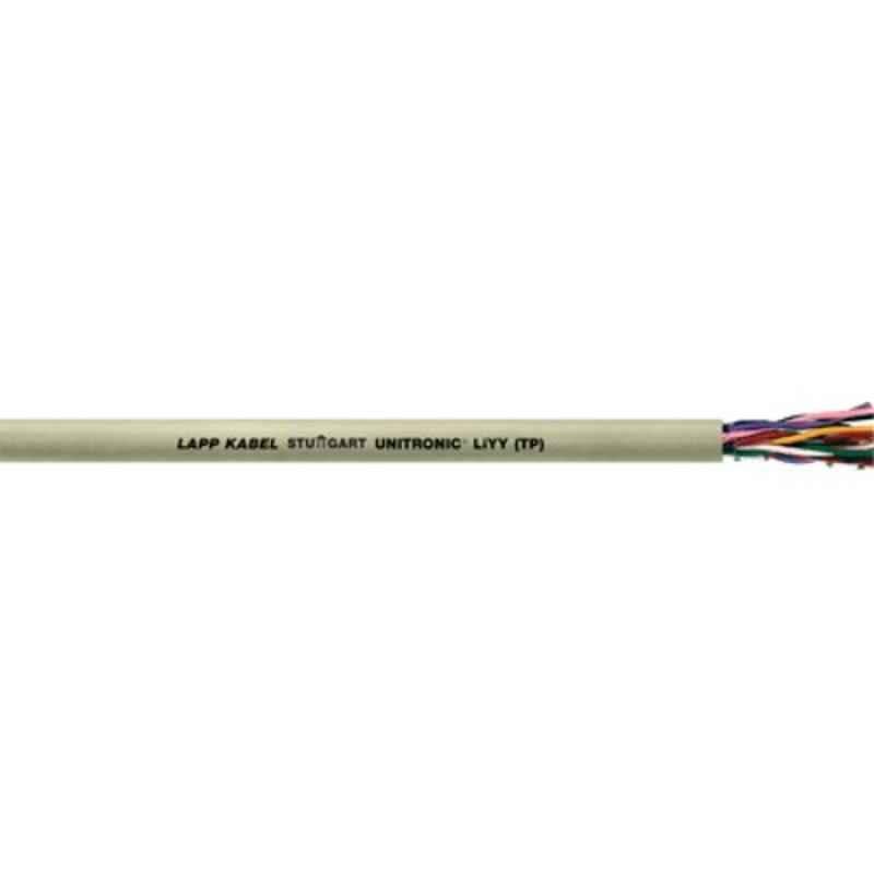 Lapp UNITRONIC LiYY 0.25 Sqmm 12 Core Data Transmission Cable, 0028312, Length: 100 m
