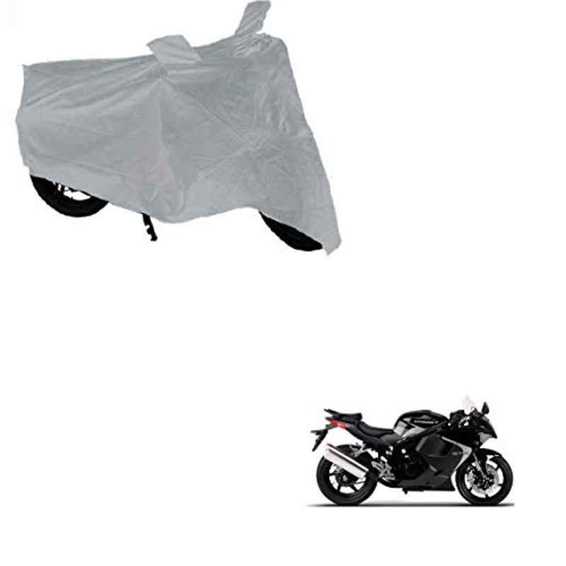 Kozdiko Polyester Matty Silver Dust & Waterproof Bike Body Cover for Hyosung GT250R5