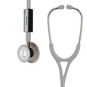 Lifeline Max III Stainless Steel Grey Dual Side Diaphragm Chest Piece Stethoscope with 2 Way Tube, STH002-GR