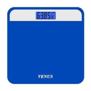 Venus 180kg Tempered Glass Blue Electronic Digital Body Weight Machine with LCD Display, EPS-2799