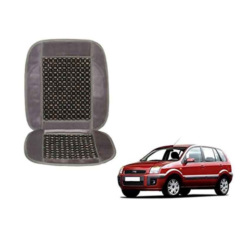 Kozdiko Wooden Beads Car Seat Cushion with Velvet Border for Ford Fusion