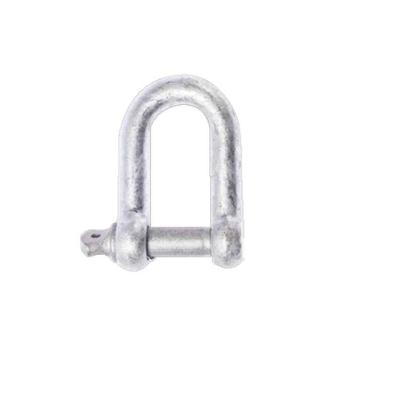Lifmex Electro Galvanized Commercial D-Shackle, LDS8