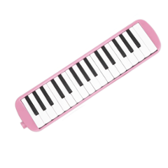 Techno 32 Key Plastic Blue Soprano Melodica Air Piano with Mouthpiece & Carry Case, RJ-MD-32B-GRN