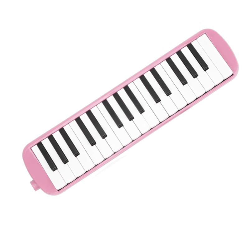 Techno 32 Key Plastic Blue Soprano Melodica Air Piano with Mouthpiece & Carry Case, RJ-MD-32B-GRN