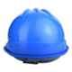 Allen Cooper Blue Polymer Nape Type Safety Helmet with Chin Strap, SH-701-B
