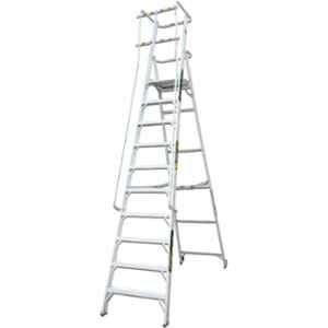 Liberti 1412 Aluminum 12 Feet Step Ladder (Silver) 