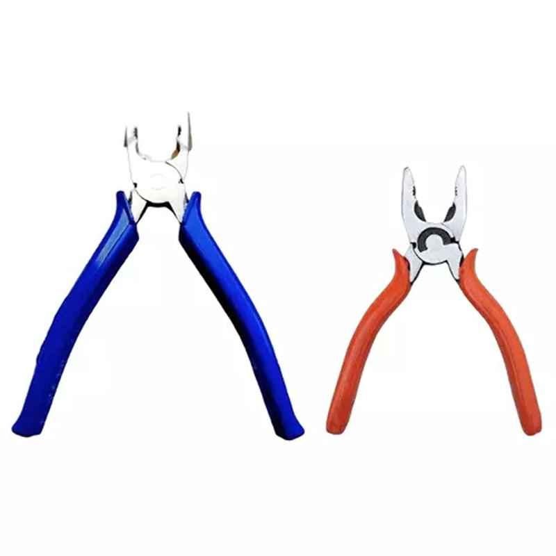 Sky Blue 2 Pcs 7.8 inch Lineman Plier Combo, SBE_PLIER_COMBOS_COMBO_100