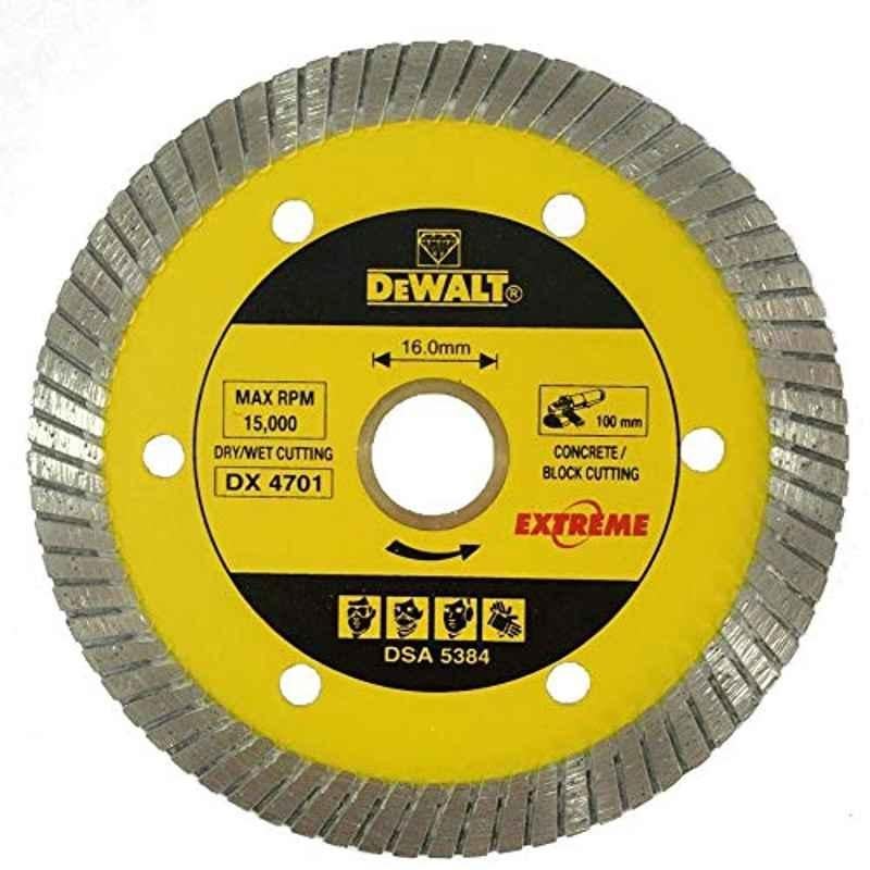 Dewalt 230mm 15000rpm Diamond Block Cutting Wheel, DX4781