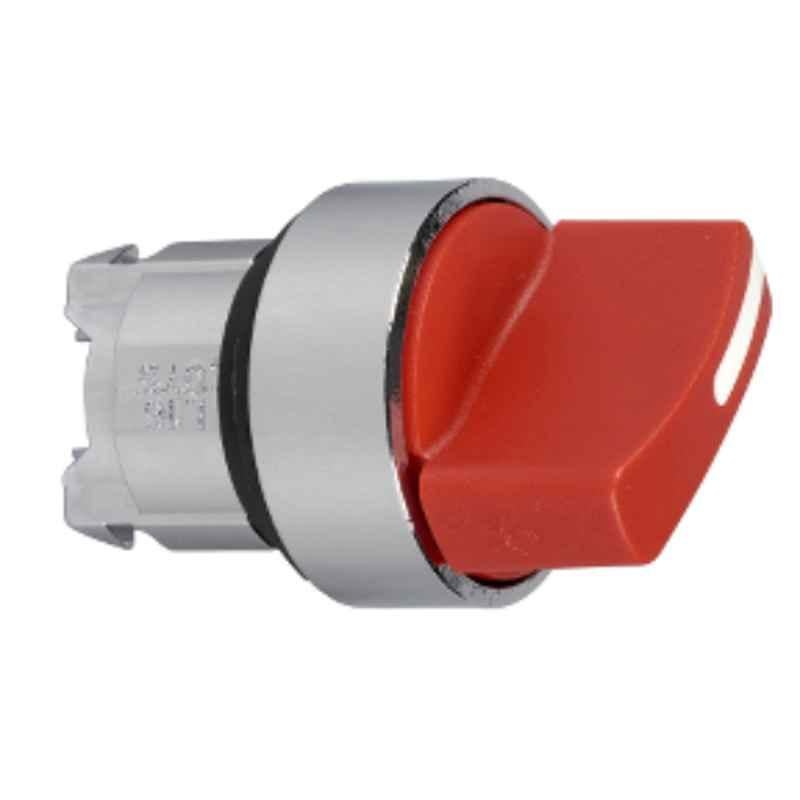 Schneider Red Head 2 Position Stay Put Illuminated Selector Switch, ZB4BK1243