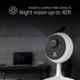EZVIZ C1C 720P 1MP White Wi-Fi Smart Vision Indoor CCTV Camera with 2 Way Talk, Night Vision & MicroSD Card Slot Upto 256GB by Hikvision, CS-C1C-D0-1D1WFR