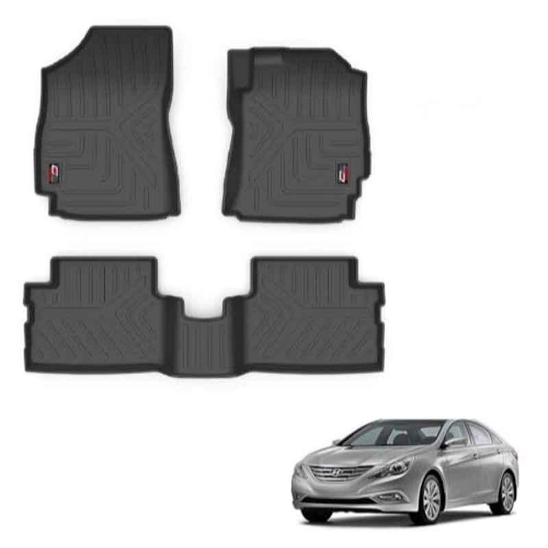 Kozdiko Thermoplastic Polyolefins 3D Life Long Car Floor Mat Set for Hyundai Sonata