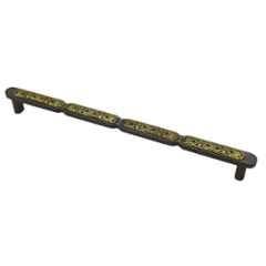 RAB 288mm Zinc Satin Black Wardrobe Pull Handle, 7010 (Pack of 3)