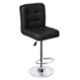 Da Urban Cadbury Black Height Adjustable & Revolving Bar Stool Chair (Pack of 2)