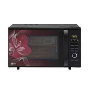 LG 28L Floral Charcoal Convection Microwave Oven, MJ2886BWUM