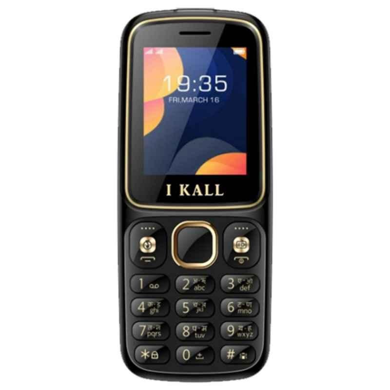 I KALL K44 1.8 inch Multimedia Black Keypad Feature Mobile Phone, K44-WC-BLK