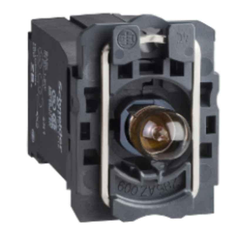 Schneider Harmony 440-480V Light Block with Body Fixing Collar & BA9S INCandesc Bulb, ZB5AV8