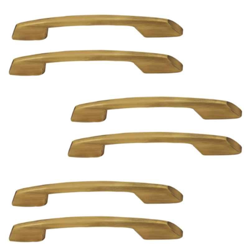 Atom 545 8 inch Brass Antique Finish Zinc Cabinet Pull Handle (Pack of 6)