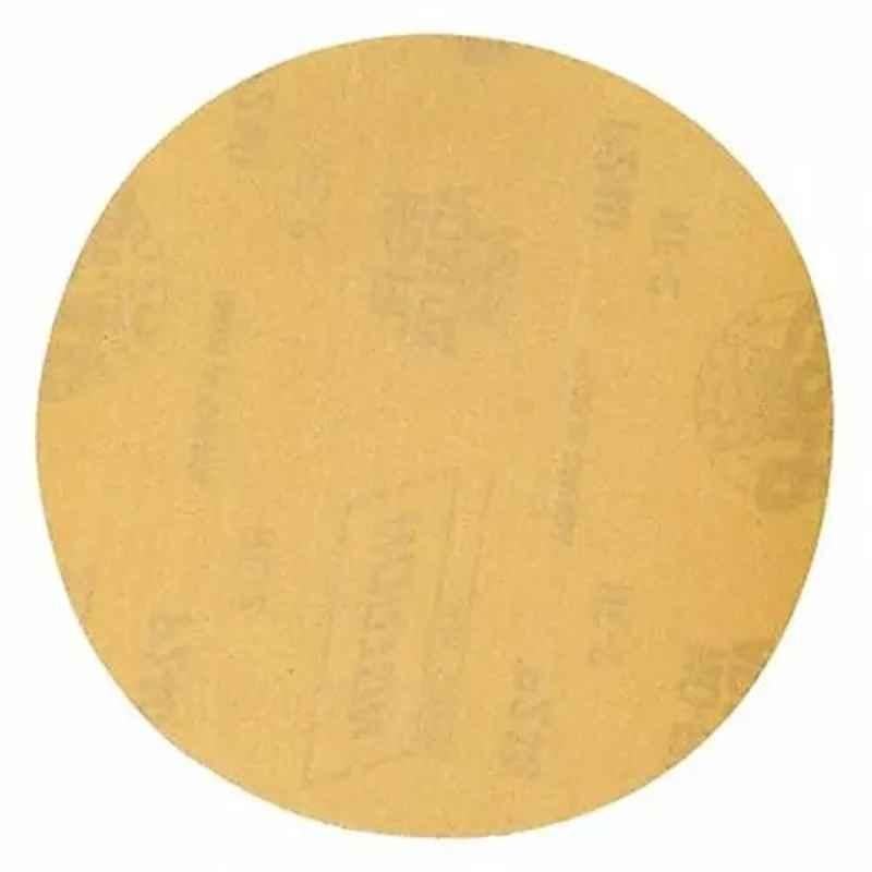 Norton 6 inch P120 Grit Aluminium Oxide Yellow Sanding Disc, 783RH8 (Pack of 50)