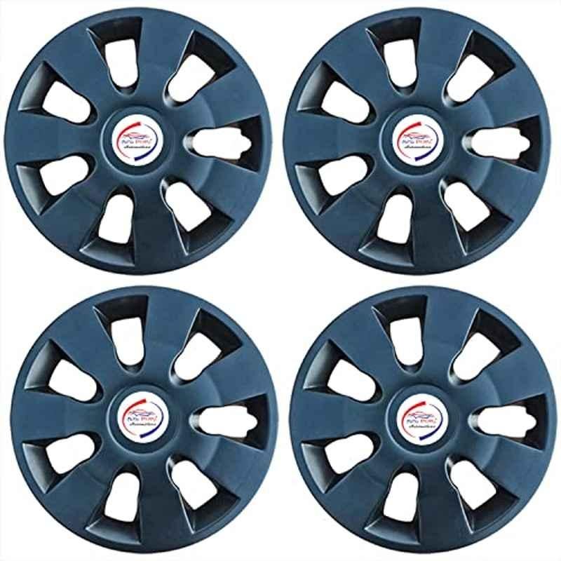Auto Pearl 4 Pcs 13 inch ABS Black Car Wheel Cover Set for All Car, ORC1