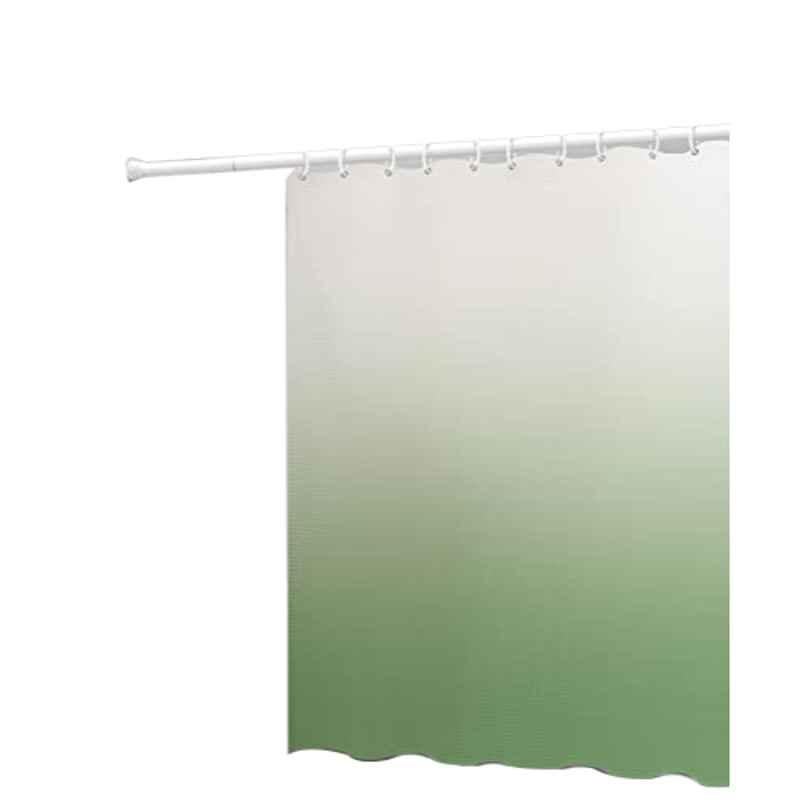 Rubik 183x183cm Polyester Iris Green Shower Curtain