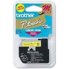 Brother M-K631 Black on Yellow Label Tape
