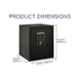 Ozone Safilo Bio-1 360x350x420mm Steel Safe