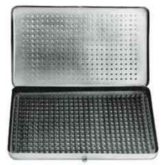 RR Enterprises Stainless Steel Grey Micro Instrument Case