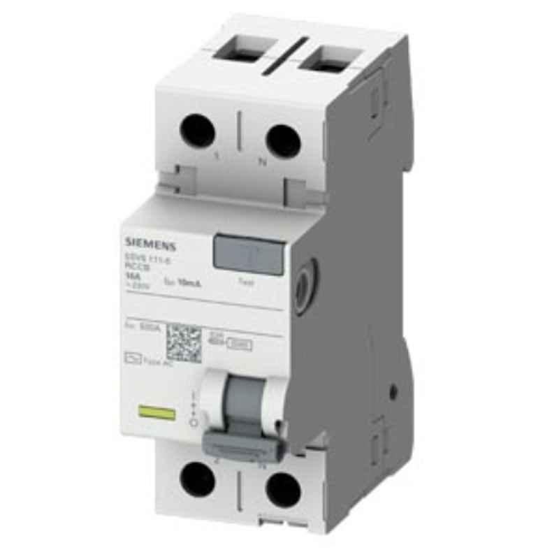 Siemens 5SV5111-0 2 Pole Residual Current Operated Circuit Breaker