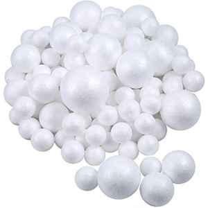  Pllieay 6 Pieces 6 Inch Large Foam Balls, White