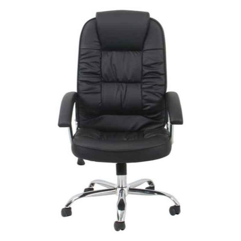 Karnak 10 kg 48x90x50cm PU Leather & Foam Black Executive Office Chair, KC137