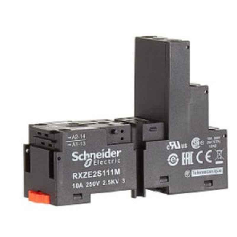 Schneider RXZE2S111M Black Logic Style Socket Separated Termination