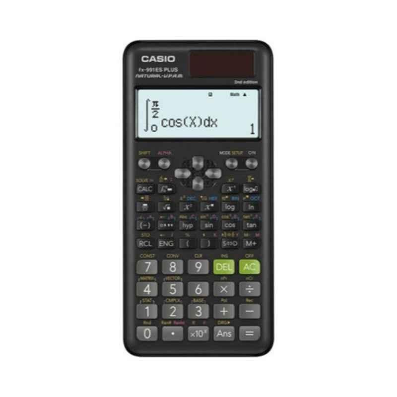 Casio FX-991ES Plus 3.03x0.44x6.36 inch Plastic Black Second Edition Scientific Calculator