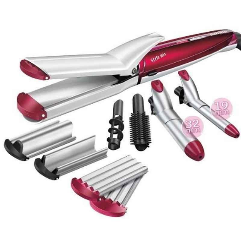 Babyliss Silver Multi Purpose Hair Styler with 10 Accessories, MS22SD