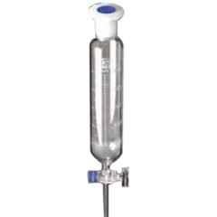 Glassco 500ml Boro 3.3 Glass Cylindrical Separating Funnel with PTFE Stopcock, 167.202.06A (Pack of 2)