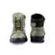 Wonker Synthetic Leather Steel Toe Men's Black & Green Safety Shoes, WK-526-BG, Size: 10