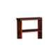 Angel Furniture 26x12x40 Inch Teak Semi Glossy Finish Sheesham Wood Folding Shoe Rack, AF-133T