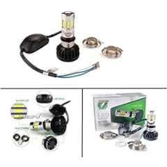 AOW Universal RTD M6 (Super Bright) Led Headlight with Fan for Bajaj Discover 150 F (12V / 35W)